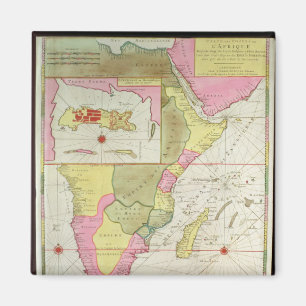 Aimant Carte des pays de l'Afrique