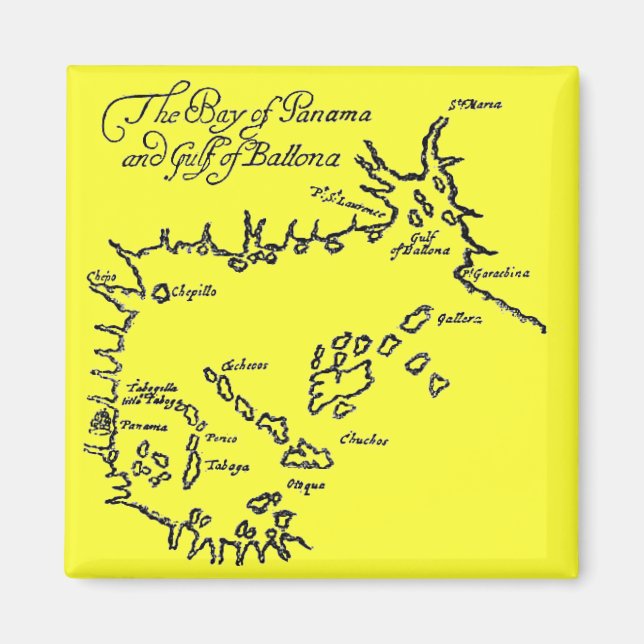 Aimant Carte des trésors de pirates (Devant)
