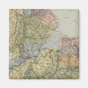 Aimant Carte du bassin versant Angleterre, Pays de Galles