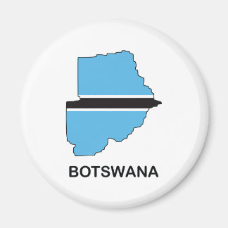 Aimant Carte Du Botswana