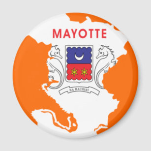 Pins rectangle : Drapeau Mayotte