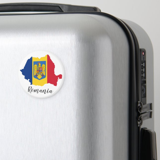 Drapeau De La Roumanie En Forme Drapeau De La Roumanie | Vecteur Premium