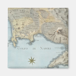 Aimant Carte du golfe de Naples et des environs