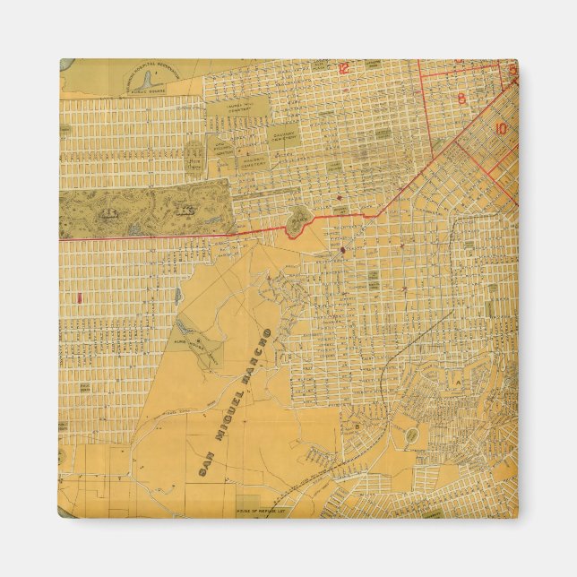 Aimant Carte du Guide Britton et Rey (Devant)