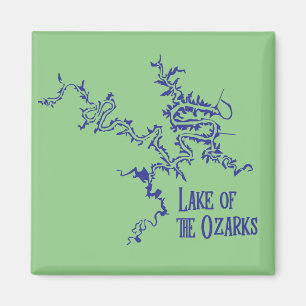 Aimant Carte du lac des Ozarks
