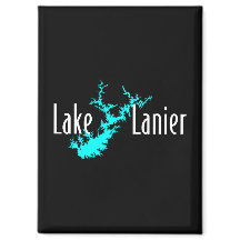 Carte du lac Lanier Géorgie pour la navigation de