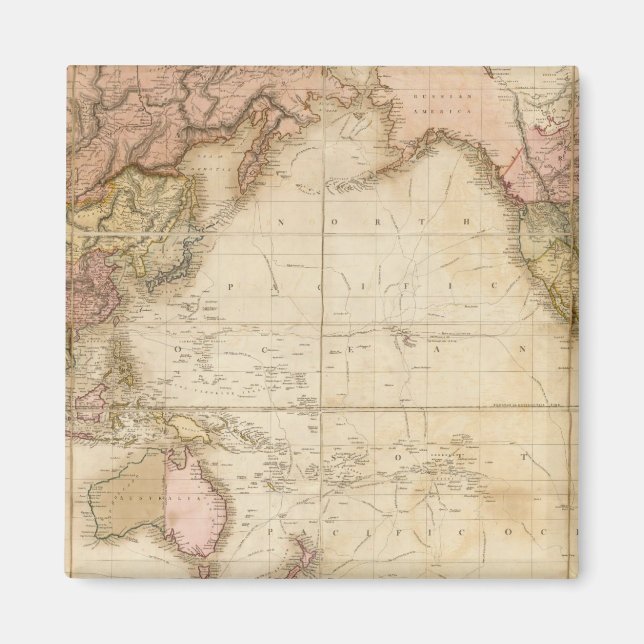 Aimant Carte du monde (Devant)