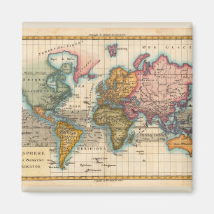 Aimant Carte du monde antique