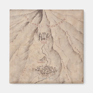 Aimant Carte du mont Lonley