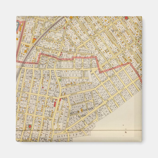 Aimant Carte du Mt Vernon Atlas (Devant)