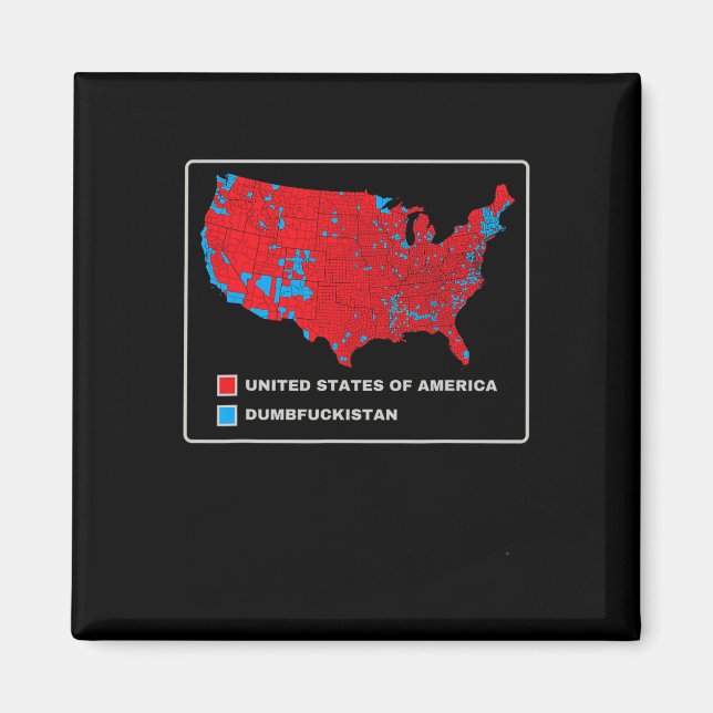 Aimant Carte Électorale 2024 Etats-Unis D'Amérique Dumbfo (Devant)