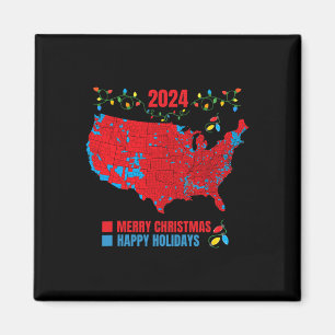 Aimant Carte électorale de 2024 Joyeux glissement de terr