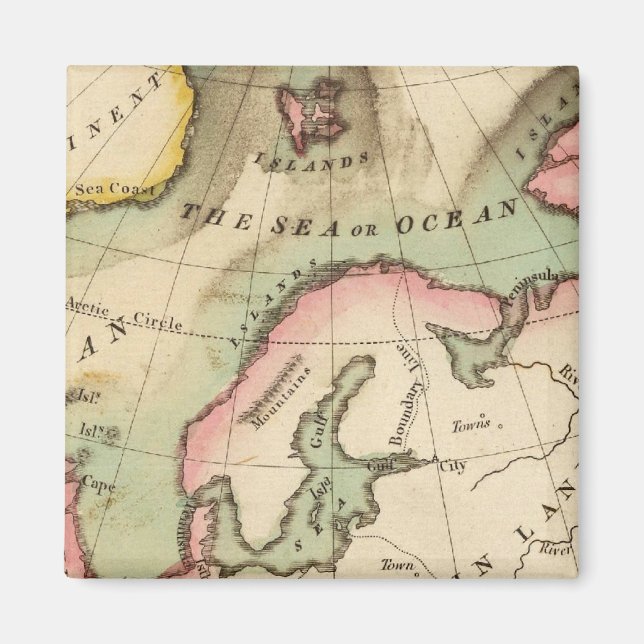 Aimant Carte élémentaire (Devant)