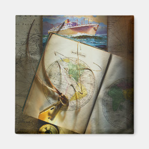 Aimant Carte et boussole