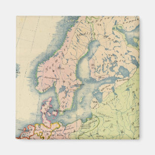 Aimant Carte ethnographique de l'Europe