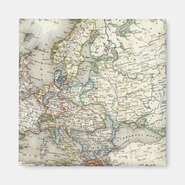 Aimant Carte Europe (Devant)