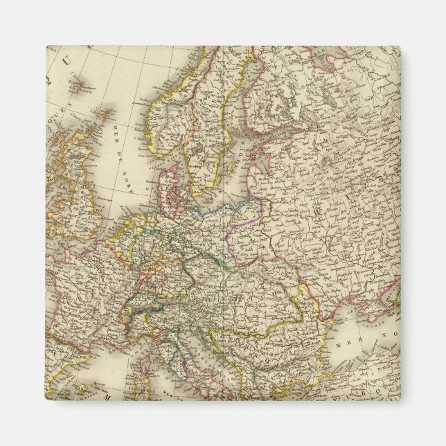 Aimant Carte Europe 3 (Devant)