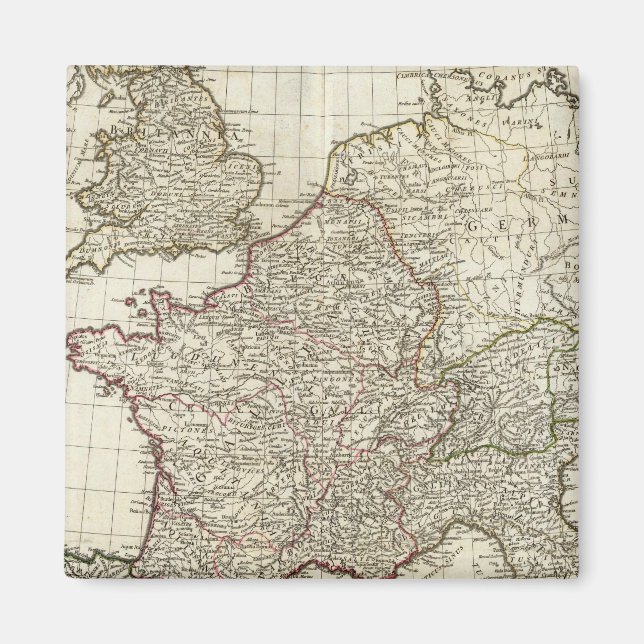 Aimant Carte européenne classique (Devant)