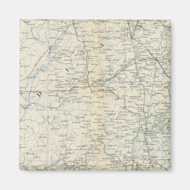 Aimant Carte Gen XVI (Devant)