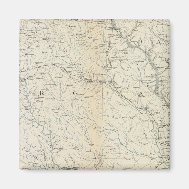 Aimant Carte géographique IX (Devant)