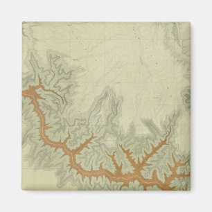 Aimant Carte géologique composite du plateau de Kaibab