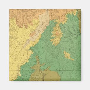 Aimant Carte Géologique Des Terrasses Mésozoïques