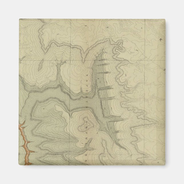 Aimant Carte Géologique Du Sud (Devant)