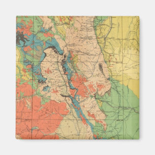 Aimant Carte géologique générale du Colorado