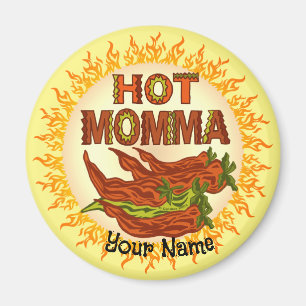 Aimant Carte Hot Momma
