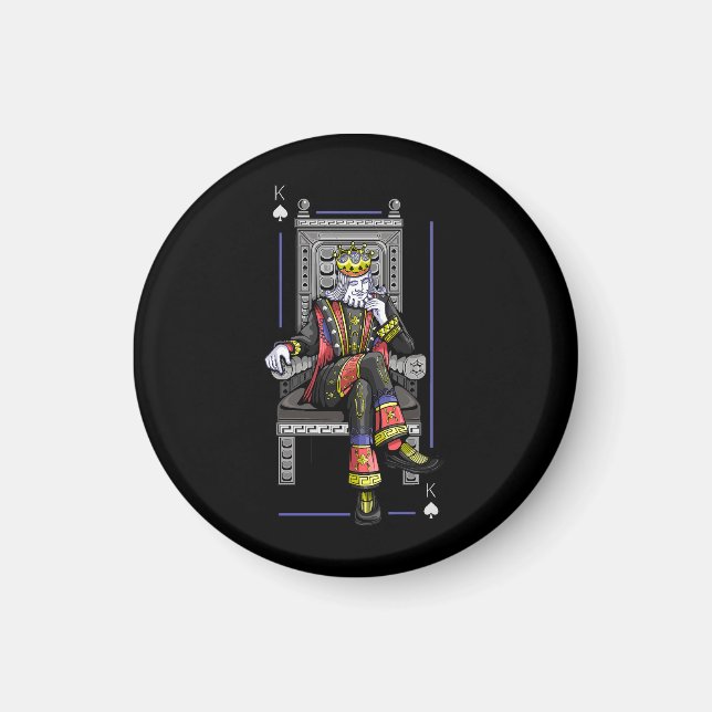 Aimant Carte King (Devant)
