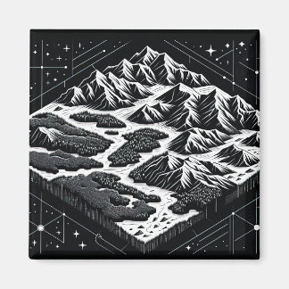 Aimant Carte Magic Mountain