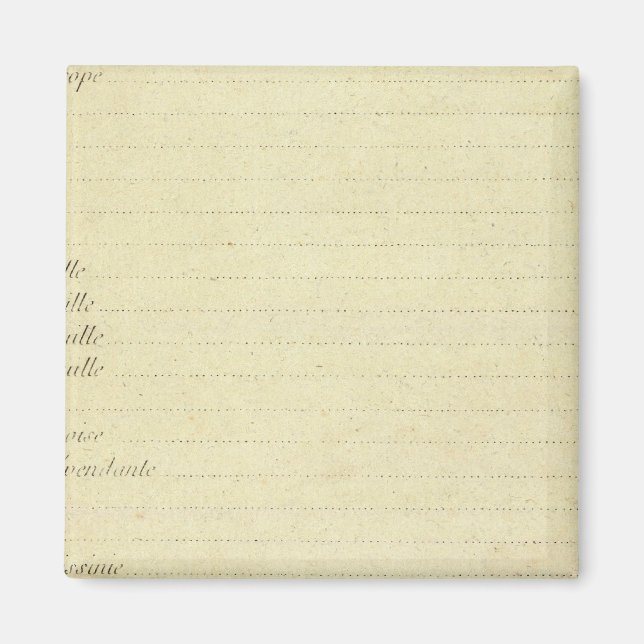 Aimant Carte moderne (Devant)