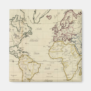 Aimant Carte mondiale