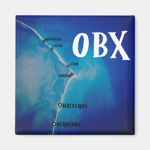 Aimant Carte OBX Sud