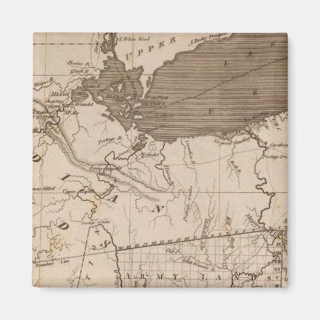 Aimant Carte Ohio par Arrowsmith (Devant)