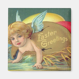 Aimant Carte Pâques vintage (14)