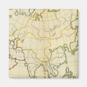 Aimant Carte plaine de l'Asie