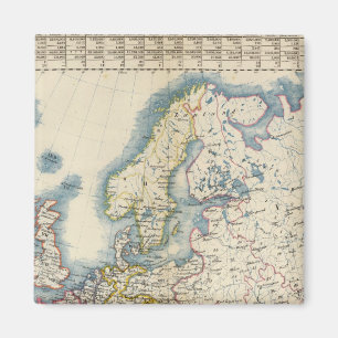 Aimant Carte politique militaire de l'Europe