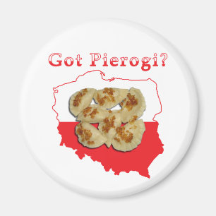 Aimant Carte polonaise Pierogi