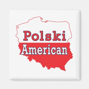 Aimant Carte Polski américaine