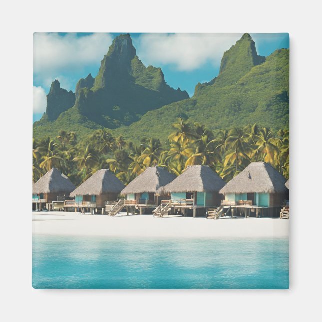 Aimant Carte postale de Bora Bora (Bora Bora e) (Devant)