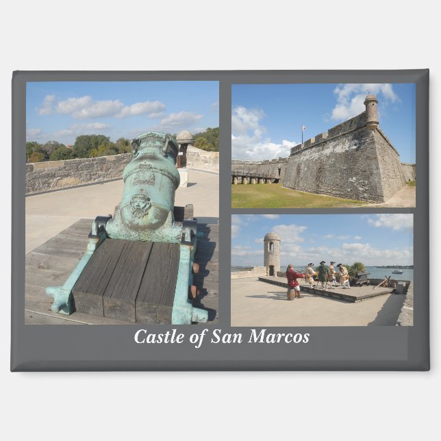 Aimant Carte postale du Castillo de San Marcos (Recto)