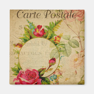 Aimant Carte postale française