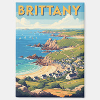 Carte postale vintage France Bretagne