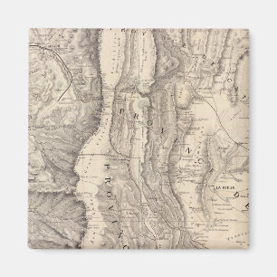 Aimant Carte, provinces de La Rioja San Juan