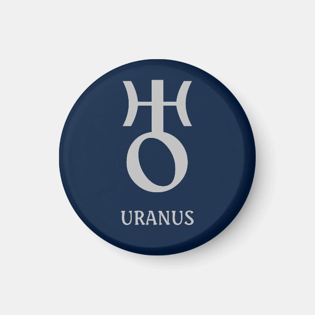 Aimant Cartes d'astrologie : L'aimant Planet Uranus (Devant)