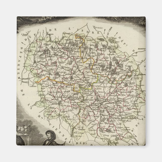 Aimant Cartes d'creux (Devant)