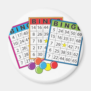Aimant Cartes de Bingo