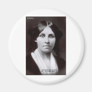 Aimant Cartes de citations et cadeaux de Louisa May Alcot