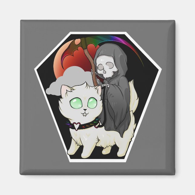 Aimant Cartes de décès (Devant)